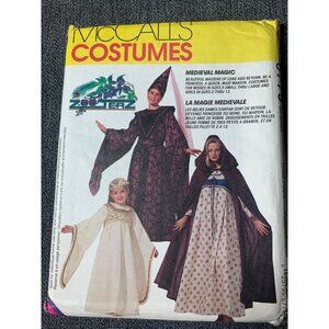McCall's Medieval Costumes Girls Sewing Pattern sz xsmall 6775 - uncut
